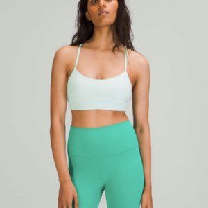 Lululemon Flow Y Nulu Bra Size 4 in Delicate Mint